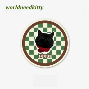 Round coaster heat-insulation exquisite Customized